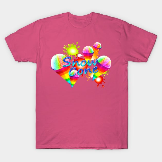 Snow Cone T-Shirt by SkyBacon